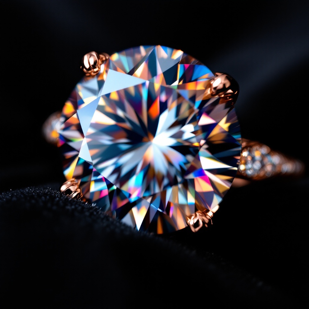 Moissanite Engagement Ring