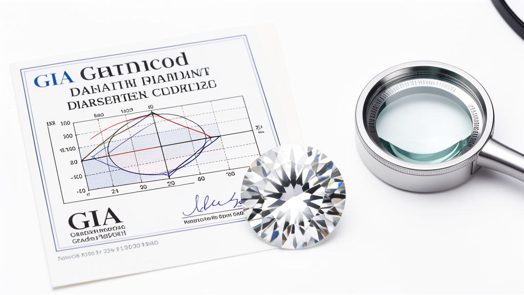GIA diamond grading certificate