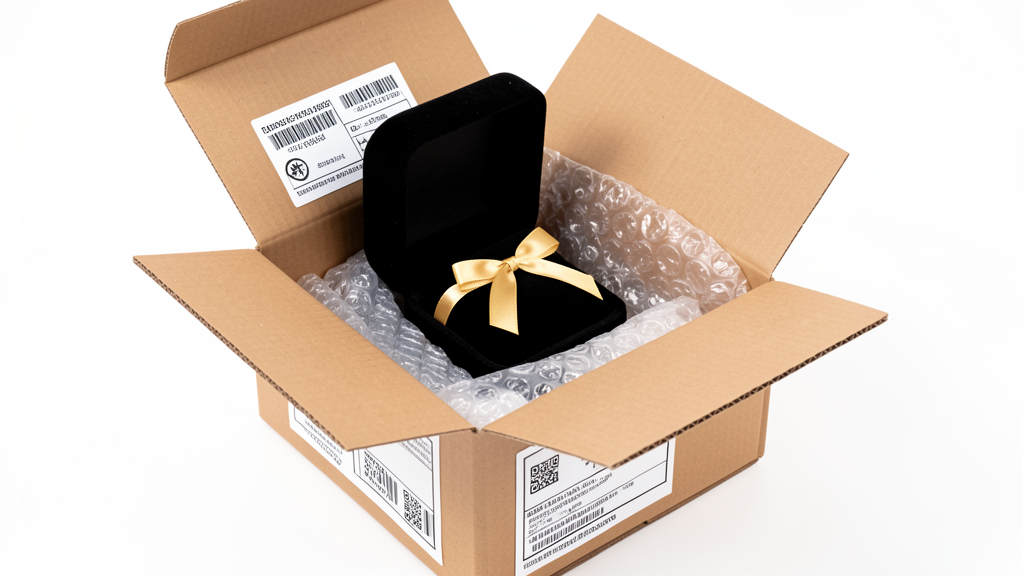 Professional jewelry shipping packaging