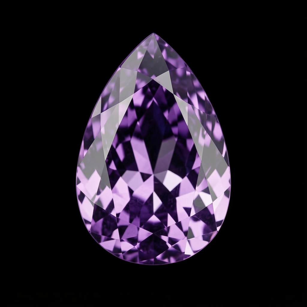 Amethyst Pear Cut