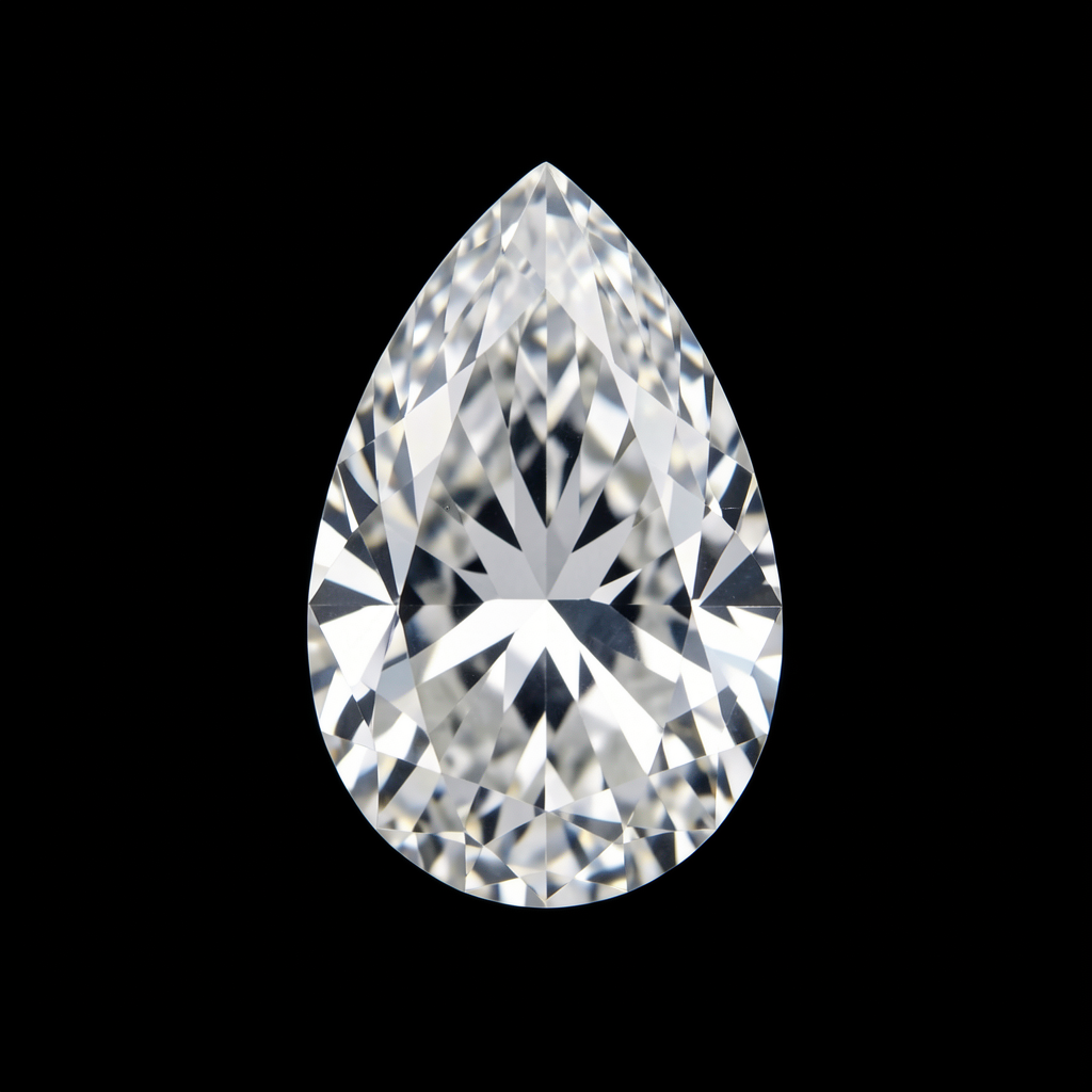 Pear Cut Gemstone