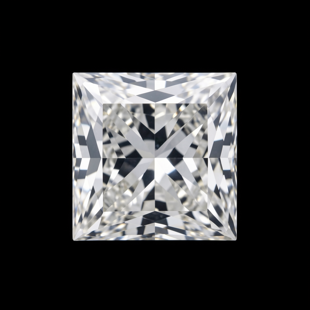 Princess Cut Gemstone