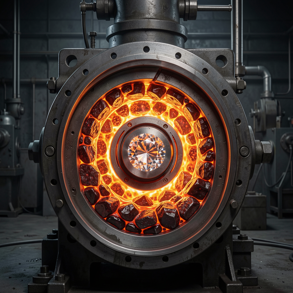 HPHT diamond manufacturing chamber