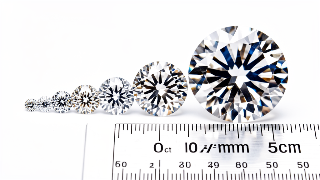 Gemstone size comparison